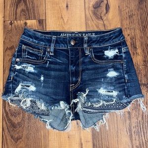 American Eagle Hi-Rise Jean Shorts